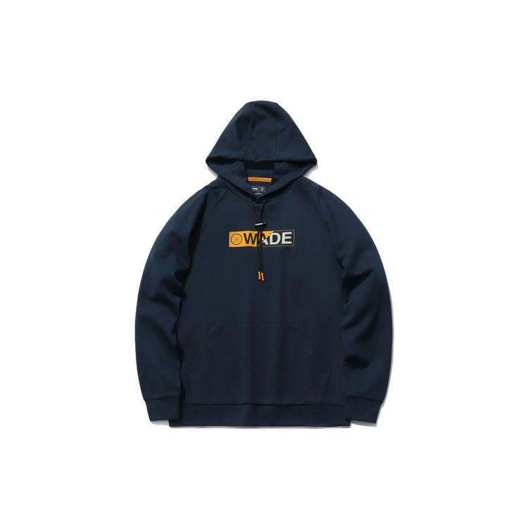 Li-Ning Wade Logo Hoodie  Midnight Navy  Men s AWDR037-5 S