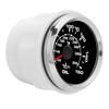 2in Digital Oil Temperature Gauge 361‑19Ohm 50‑150 Celsius  Display 8 Colors Backlight Black Dial Silver Bezel