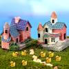 100 Pcs Mini Yellow Duck Ornament Miniature Figures,Tiny Duck,Resin,Handicraft,Micro Landscape, Home Decoration,