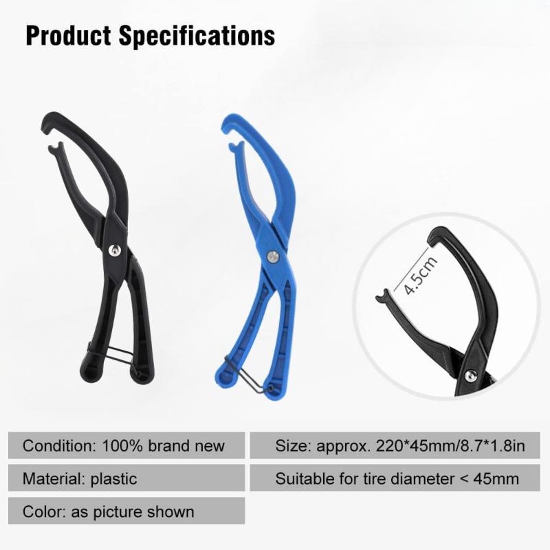 Bicycle Tire Levers Tire Pliers Tyre Remover Clamp Mountain Bike Repair Tool with for Convenience Road Mountain Bike Tire Changer