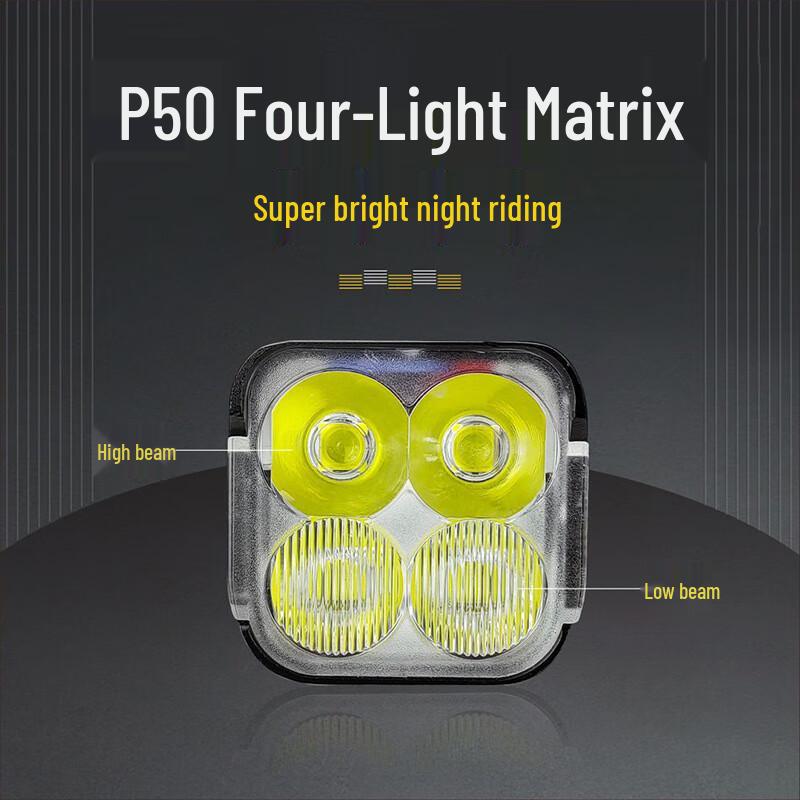 Lishi 1800 Lumen Smart Aluminum Alloy Bicycle Headlight
