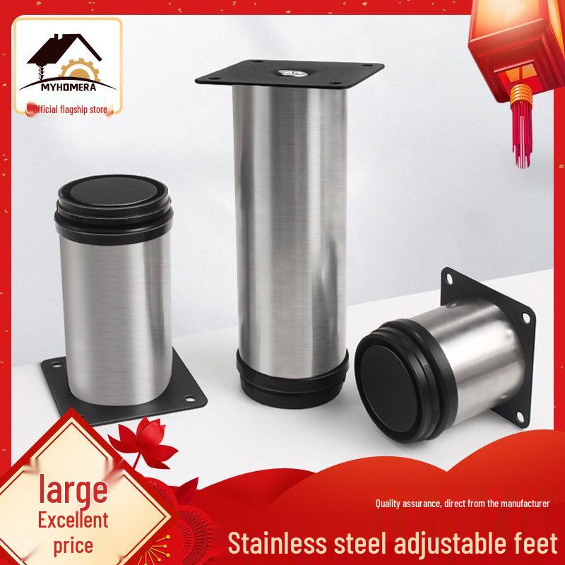 Adjustable Stainless Steel Support Feet for Furniture and Tables