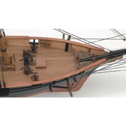 Woody Joe 1/75 Kanrin Maru (No Sails) Wooden Sailing Ship Model Assembly Kit