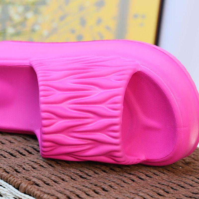 Neue 7 cm Sommer High Wedge Sandalen Damen Chunky Heel Pantoletten Damen EVA Flip Flops Hausschuhe Frau Outdoor Plateau Slipper