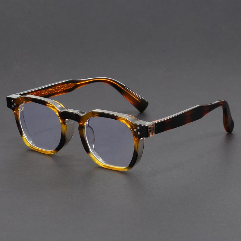 Trend Anti Blue Light Glasses Women TR90 Frame High Quality Retro Square Computer Reading Glasses Men Optical Eyewear