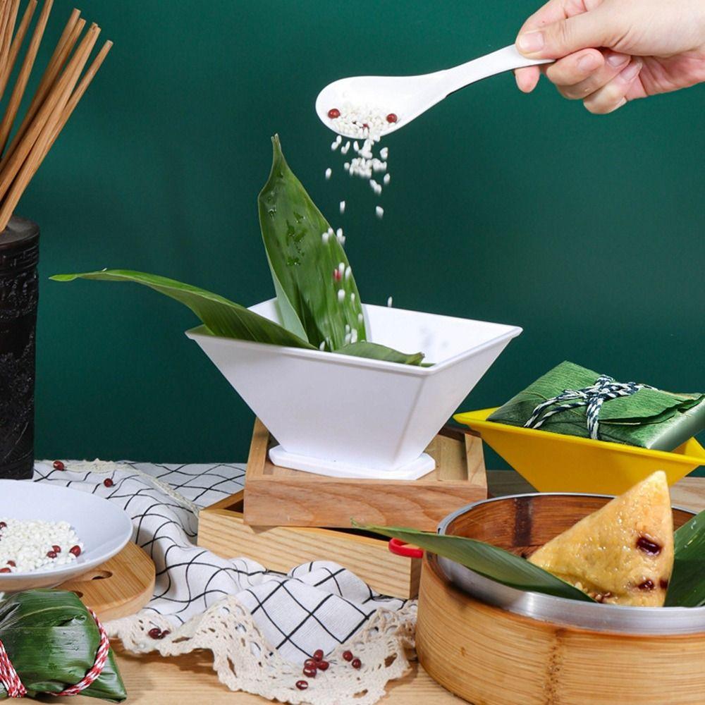 Practical Plastic Zongzi Mold Triangular Square Zongzi Maker Baking Molds For Traditional Chinese Food