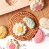 Wooden 3D Lotuses Mooncakes Mold Wood Baking Mould for Artistic Homemade Pastries Traditional Mung Bean Cake Mould