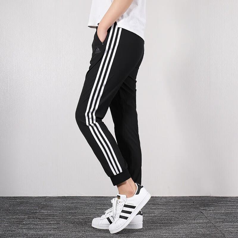 Adidas Neo Breathable Casual Knit Sports Pants Women Bottoms Black GJ5344