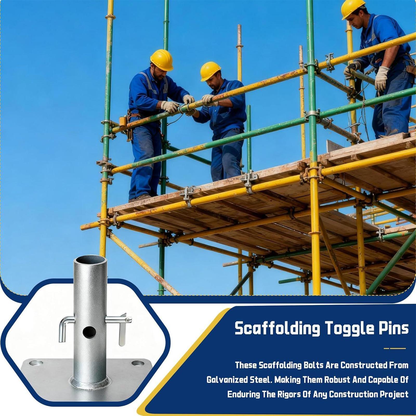 

Scaffolding Pins Toggle Rust-Proof Retainer Fasteners 20 Pieces Detachable Scaffold Locking Pins For Contractors Builders China Mainland