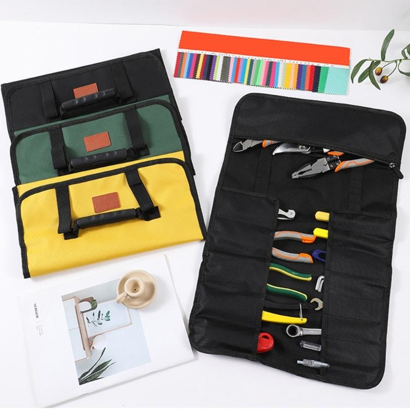 Svinovací taška na nářadí Organizér na nářadí se zipy Přenosné pouzdro na nářadí Oxfordská tkanina pro mechanika elektrikáře kutila