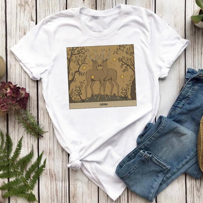 

2025 Oversized T-Shirt Harajuku Women Clothing Summer Graphic Tee Short Sleeve Femme O-Neck White Tops Funny S білий