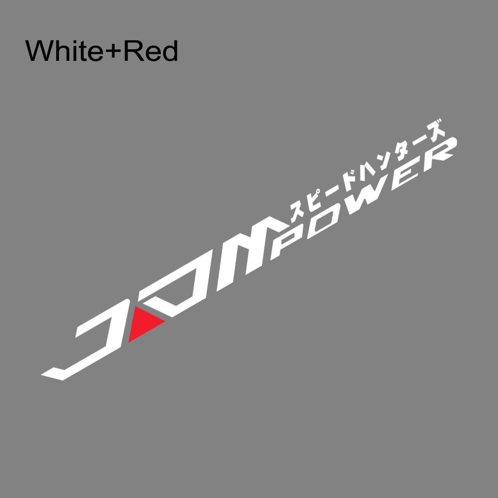 JDM Japanese Racing Vinyl Decal for Car Windshield Waterproof Non-Fading Self-Adhesive Car Sticker Auto Decoration Accessories