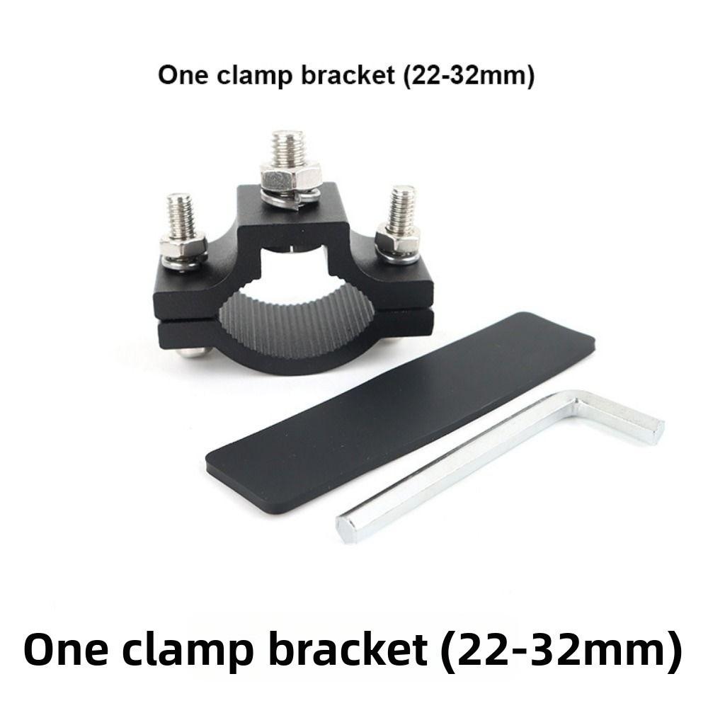 Universal Guard Bumper Adjustable Pipe Clamp New Motorcycle LED Light Mounting Bracket