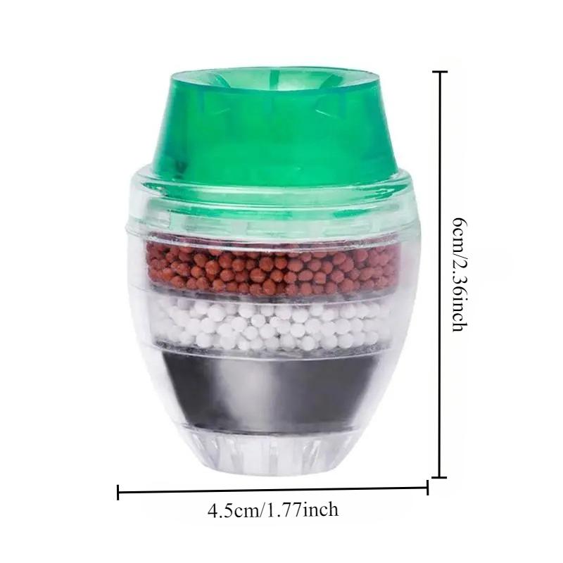 Mehrschichtiger Wasserhahnfilter Düsenabdeckung Wasserhahn Küche Haushalt Trinkwasserfilterpatrone Wasserfilter Spülenzubehör