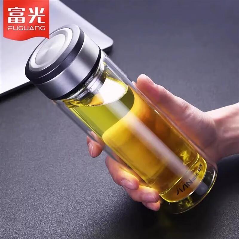 Fuguang X1705-SP Double-Layer Heat-Resistant Glass Cup