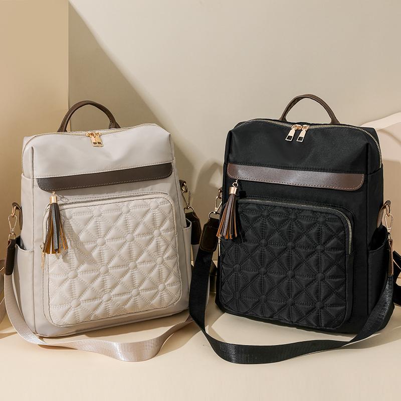 Женский противоугонный рюкзак с кисточками — фото 4