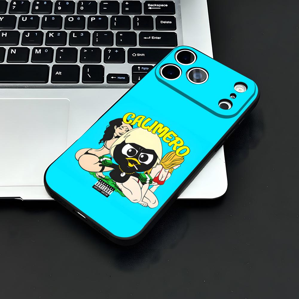 

Cute C-Calimero Phone Case For IPhone 17 Air 16 E Pro Max 15 14 13 Mini 12 Pro 11 Max Plus Black Soft Shell iPhone 15ProMax