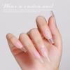 300Pcs/Bag Full Cover Press On Fake Nails Matte Ultrathin TransparentCoffin Tips Nails Extension Diy Practice Nail Tool