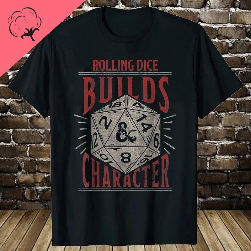 2026 New ADHDD Roll for Concentration Gamer Dungeons DM RPG Dice Dragon T Shirt Summer Streetwear Tshirt Unisex L