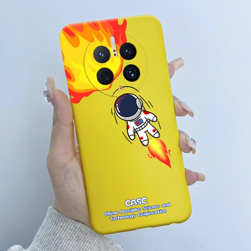 For Huawei Mate 50 Pro Phone Case DCO-AL00 DCO-LX9 Flower Girl 2025 Design Soft Silicone TPU Back Housing for Mate50 Pro Covers