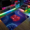 Stoke City Football Design Crystal Velvet Carpet Cozy Non?Slip Printed Rug For Bedroom Living Room Entrance