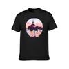 Seoul Tower With Woodblock Style Cherry Blossoms South Korea T-Shirt Summer Clothes Tops Men Workout Shirt