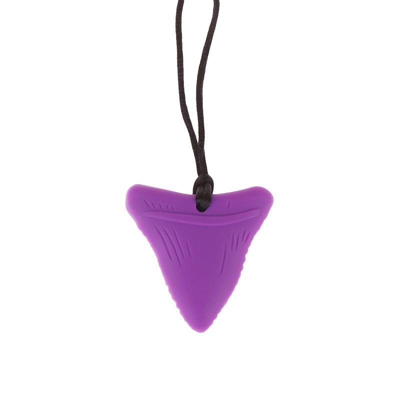 Denti di Squalo Baby Forma Dentiere Collana da Masticare in Silicone Per Autismo Mordersi Masticare Cura del Bambino Perline Senza BPA