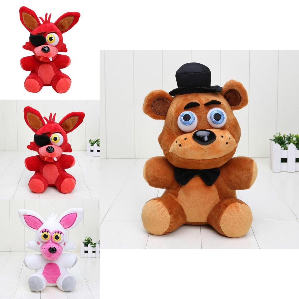 Adorable Five Nights At Freddy's Plush Toy Bear Fox Bonnie Golden For Kids Home Decor
