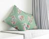 Vargottam Luxury, Printed Mint Green Cushion  Covers  Decorative Pillow  Covers  Square  Throw Pillowcase