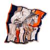 Hengyuanxiang 'Dream as Horse' Silk Scarf 90x90cm