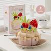 Mini Building Block Food Construction Set Bricks Toys for Children 8 Year Micro Bricks for Adults Birthday Gifts Cake Decoration