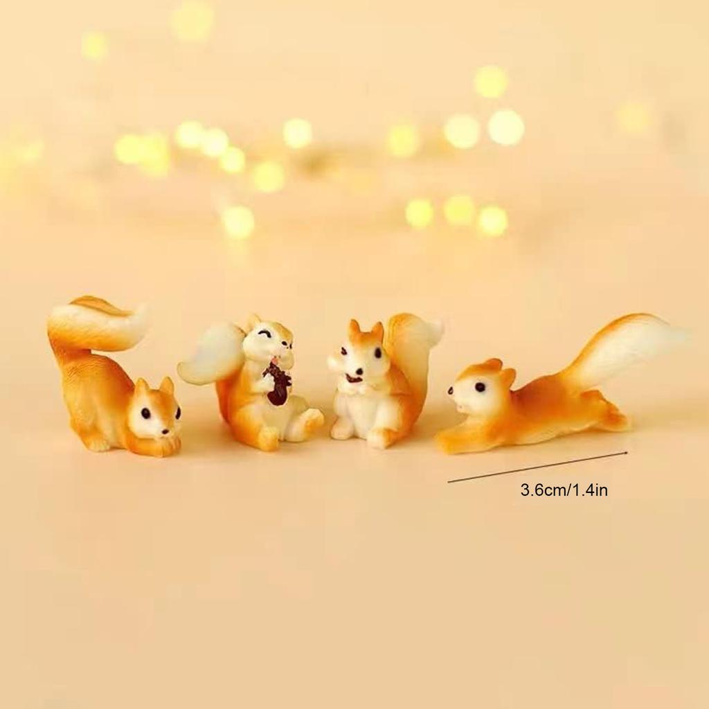 15 ks Lesní zvířátka Party Potřeby Veverka dortový topper Lesní zvířátka Dekorace na dort Lesní Dekorace na Baby Shower