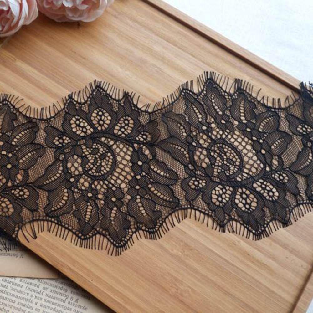 Handmade Handmade Lace Bearded Edge Lace Ribbons Trim Eyelash Lace Fabric  Wedding Dress