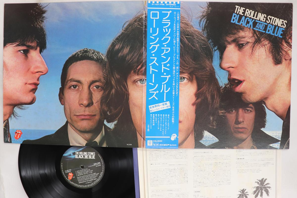 

LP Record ROLLING STONES Black And Blue P10174S ROLLING STONES 1976 Japan Obi Rock Used