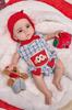 KOIKOIKOI Realistic Baby Doll - 18.5 Inches (approx. 47 Cm) Full Silicone, Handcrafted Face and Realistic Body Details, Looks Just Like a Real Baby