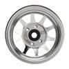 4-Piece Silver 1.9-inch RC Wheel Rim Set, Zinc Alloy, 10-Hole, Universal Fit for RC Crawler Cars