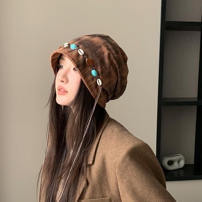 Spring/Summer Cotton Postpartum Slouchy Hat - Slimming, Lightweight Maternity Pullover for Women