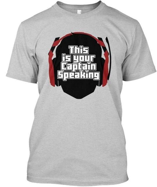 

Captainsparklez Captain This Is Your Speaking 100% Cotton T-shirt Mens Tees Top Made in USA T-Shirt Tee Top Unisex 4XL