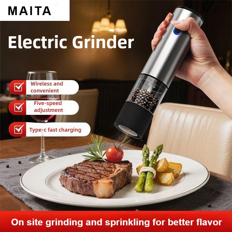 Elektrisches Mahlwerk Küche Haushalt Multifunktional Schwarzer Pfeffer Pfeffer Meersalz Pfeffer