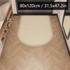 Solid Color Flannel Entrance Mat Large Size Shoe Bench Foot Pad Entry Foot Wipe Water Absorbent Cushion Study Carpet