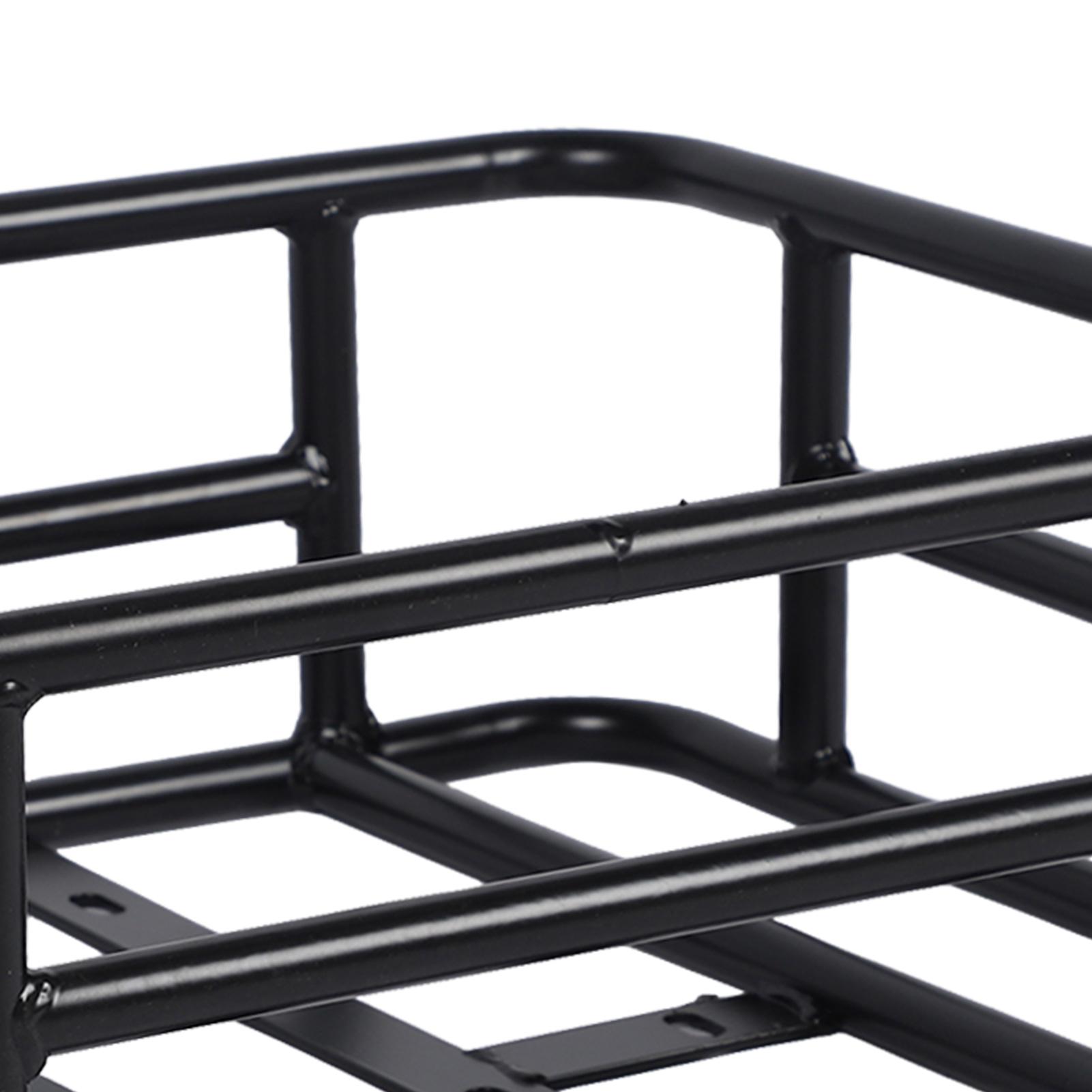 Rear Bike Basket Iron Waterproof Large