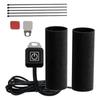Winter Motorcycle Electric Heating Handle Grip 12V Intelligent Heated Handlebar Grip Cover With 3 Gear Control For Motorcycle