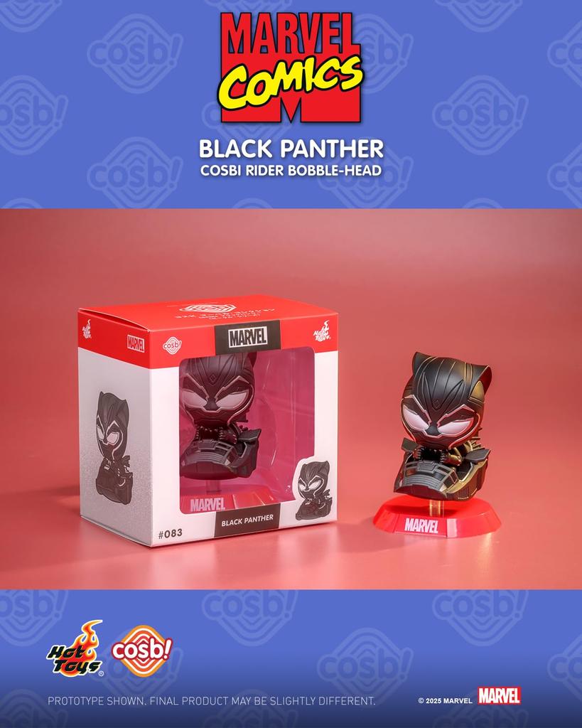 Cosplay Marvel Collection Comic Black Panther Figure (Vehicle Series) #083 Non-Scale