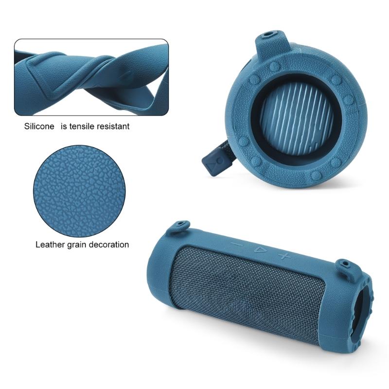 Silikon-Schutzhülle für FLIP 7 Wireless-Lautsprecher Schutzhülle Abnehmbarer Schultergurt