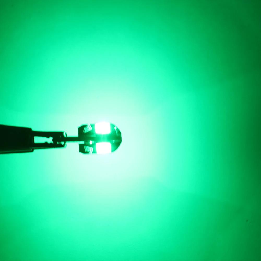 T10 W5W Led Canbus No Error Car Interior Side Light 5W5 12V 5W Auto License Plate Lamp Bulb Dome Read Light White Blue Red Amber