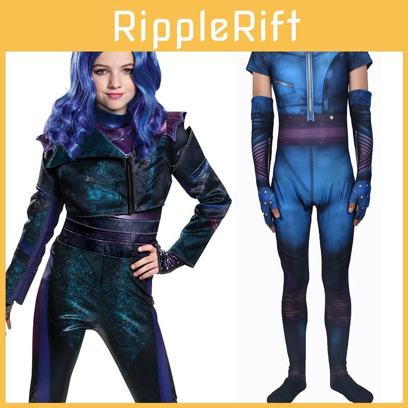 Exquisite Descendants 3 Evie Cosplay Costume Jumpsuit For Adults And Kids Perfect For Halloween