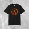 Half Life Lambda Logo T-Shirt | Videospiel Retro Wissenschaftssymbol, Unisex garment-gefärbtes T-Shirt