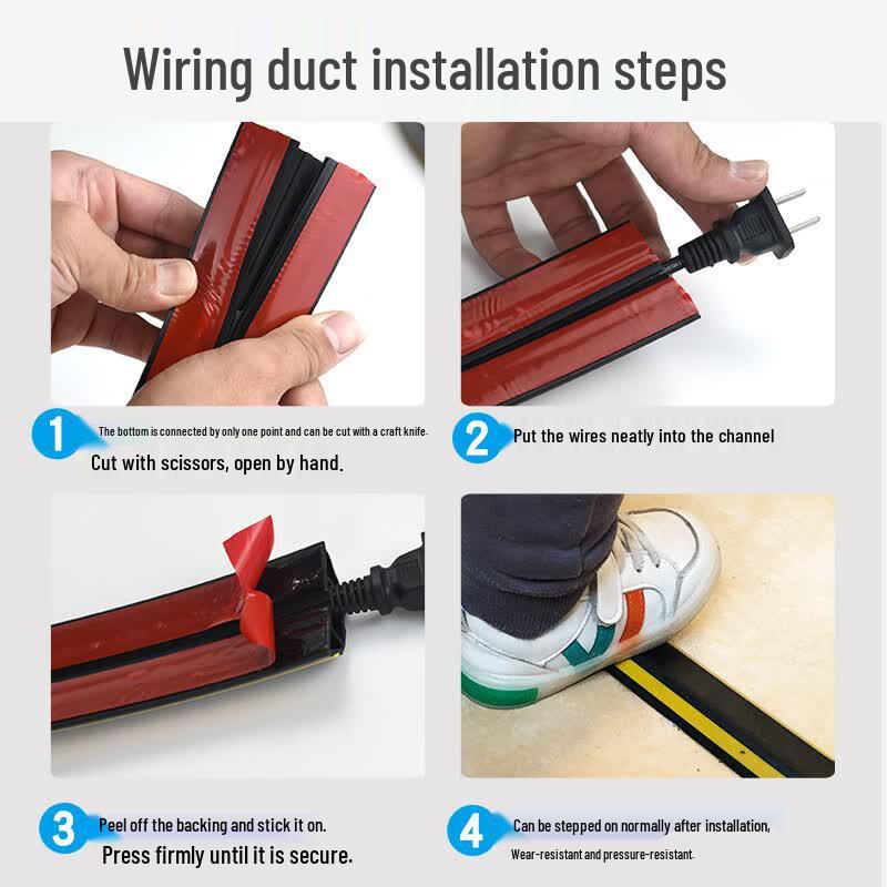 HSDIC HKL-181 Flexible PVC Flame-Retardant Cable Duct
