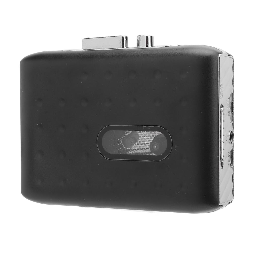 Portable Cassette Tape Recorder Player USB C Cassette To MP3 Converter with Headphone Jack Built In Microphone Reverse