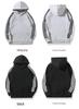 450g Trendy Unisex Cotton Terry Ollie Fleece Hooded Three-Stripe Patchwork Sweatshirt Jacket - Autumn/Winter Collection